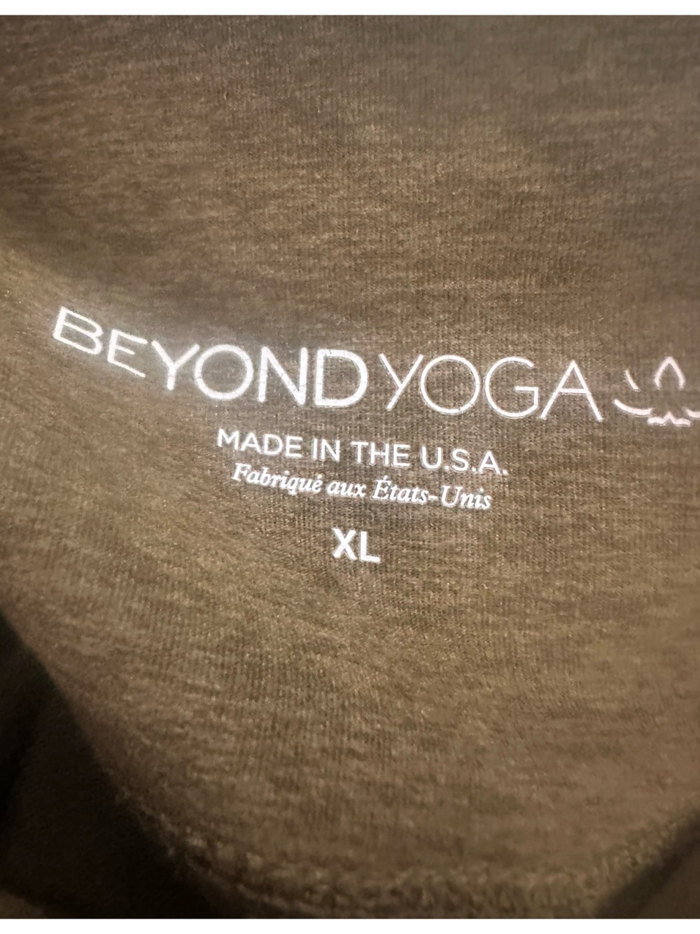Beyond Yoga Spacedye Out of Pocket High Waisted Olive Green Leggings Size XL - Picture 4 of 5